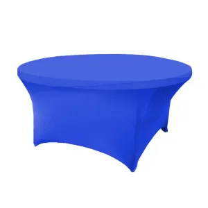 5FT Round Spandex Table Cover - Royal Blue