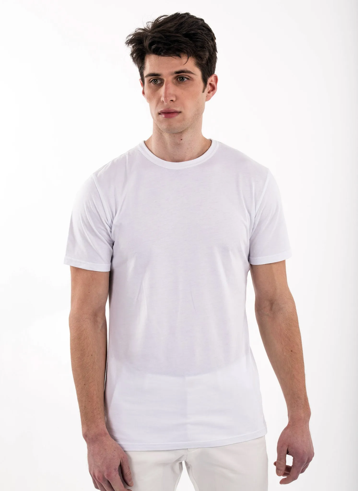 70% Bamboo Mens Short Sleeve Crew Neck