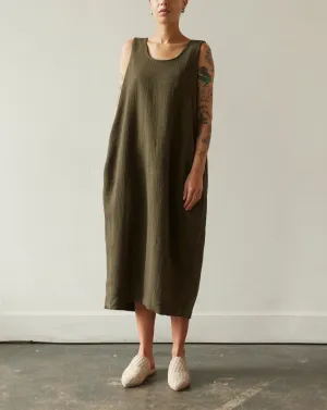 7115 Cocoon Tent Dress, Deep Moss