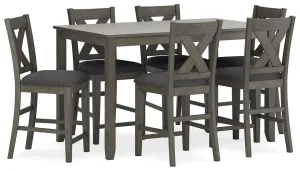 Caitbrook Counter Height Dining Table and Bar Stools (Set of 7)