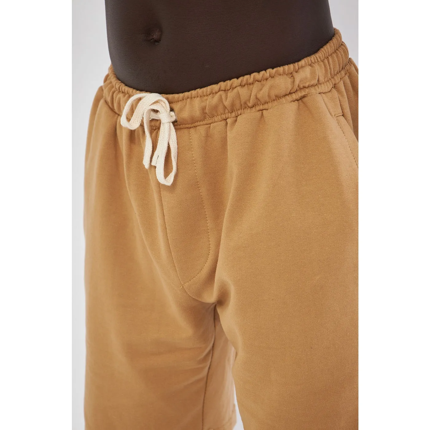 Camel 3/4 Relaxed Fit Shorts