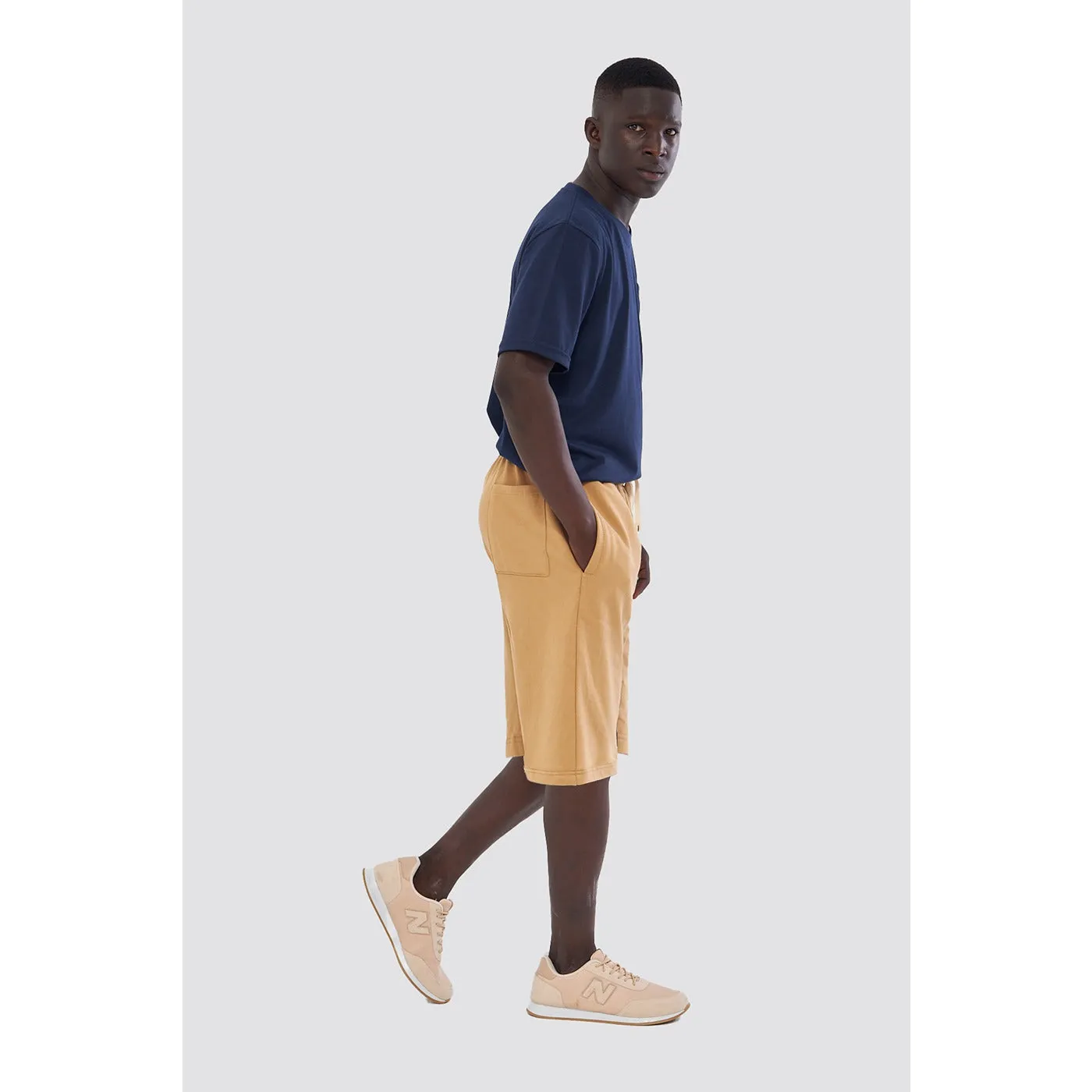 Camel 3/4 Relaxed Fit Shorts