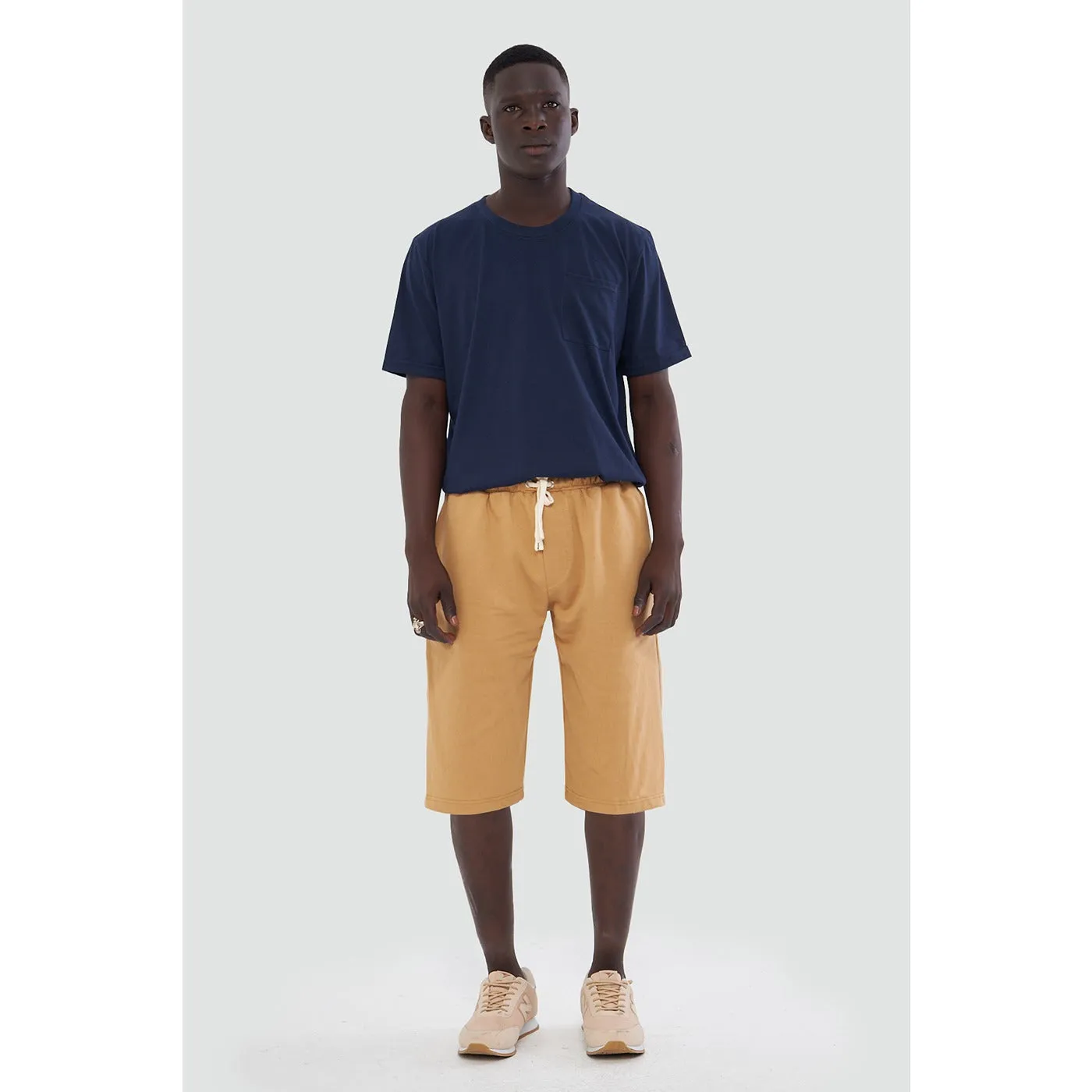 Camel 3/4 Relaxed Fit Shorts