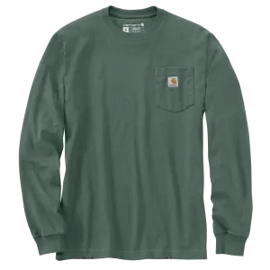 Carhartt Mens Loose Fit Heavyweight Long Sleeve Pocket T-Shirt