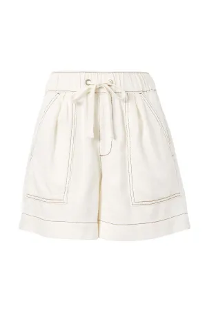 Ceres Life - Relaxed Everyday Short - Fresh Ecru Twill