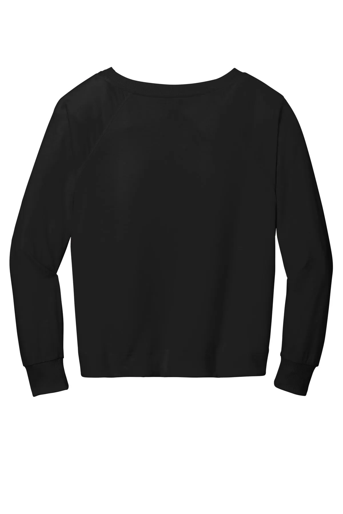 District Women's Featherweight French Terry Long Sleeve Crewneck DT672