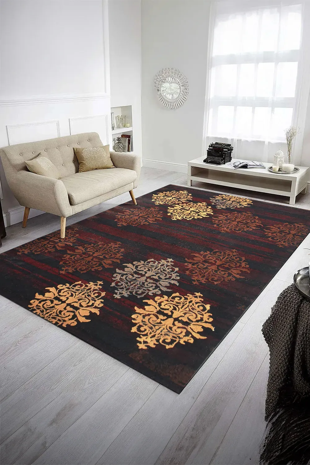 Ellie Contemporary Rug - 108 Black