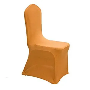 Gold Spandex Chair Cover - Rent