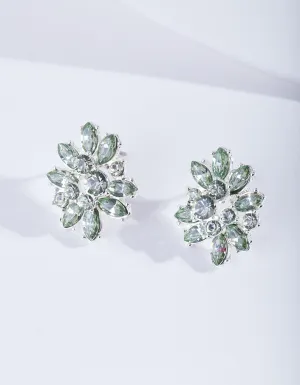 Green Flower Stud