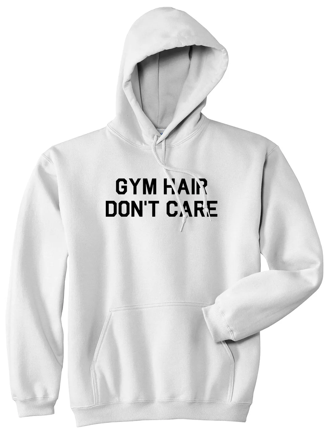 Gym Hair Dont Care Mens Pullover Hoodie