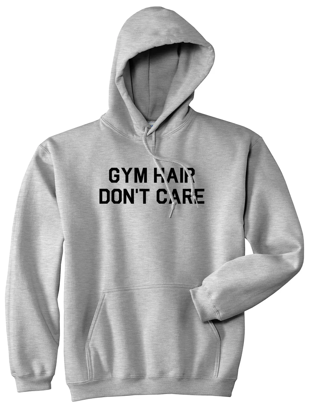 Gym Hair Dont Care Mens Pullover Hoodie