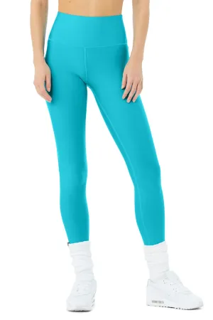 High-Waist Airlift Legging - Bright Aqua