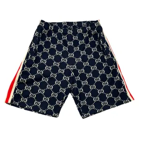 Men's Gg Jacquard Shorts Navy Size S