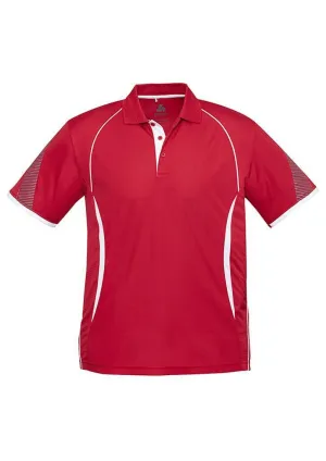 Mens Razor Polo Red/White