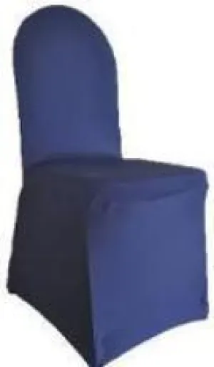 Navy Blue Spandex Chair Cover - Rent