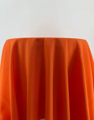 Pumpkin Polyester Tablecloth