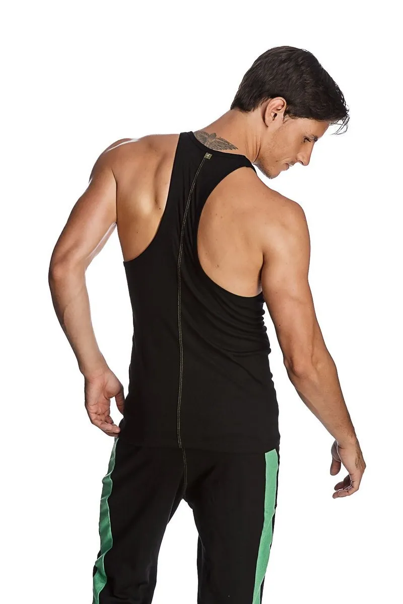 Racer-back Yoga Tank (Black) by 4-rth