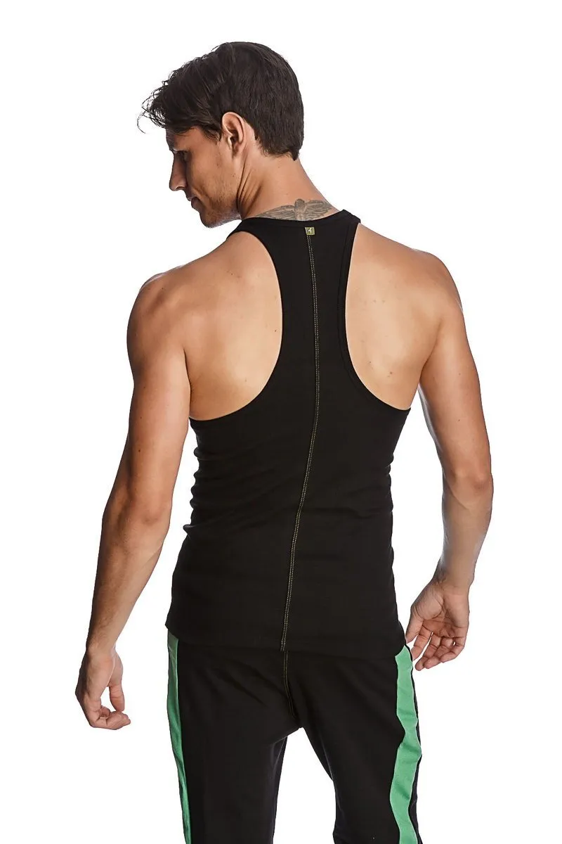 Racer-back Yoga Tank (Black) by 4-rth