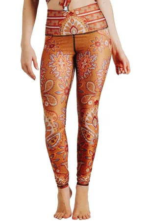 Rad Paisley Printed Yoga Leggings