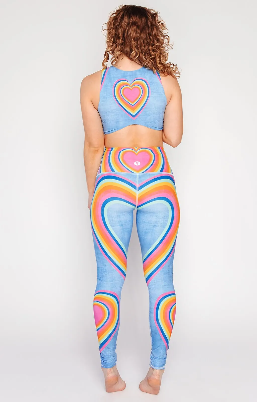 Rainbow Love Printed Yoga Leggings