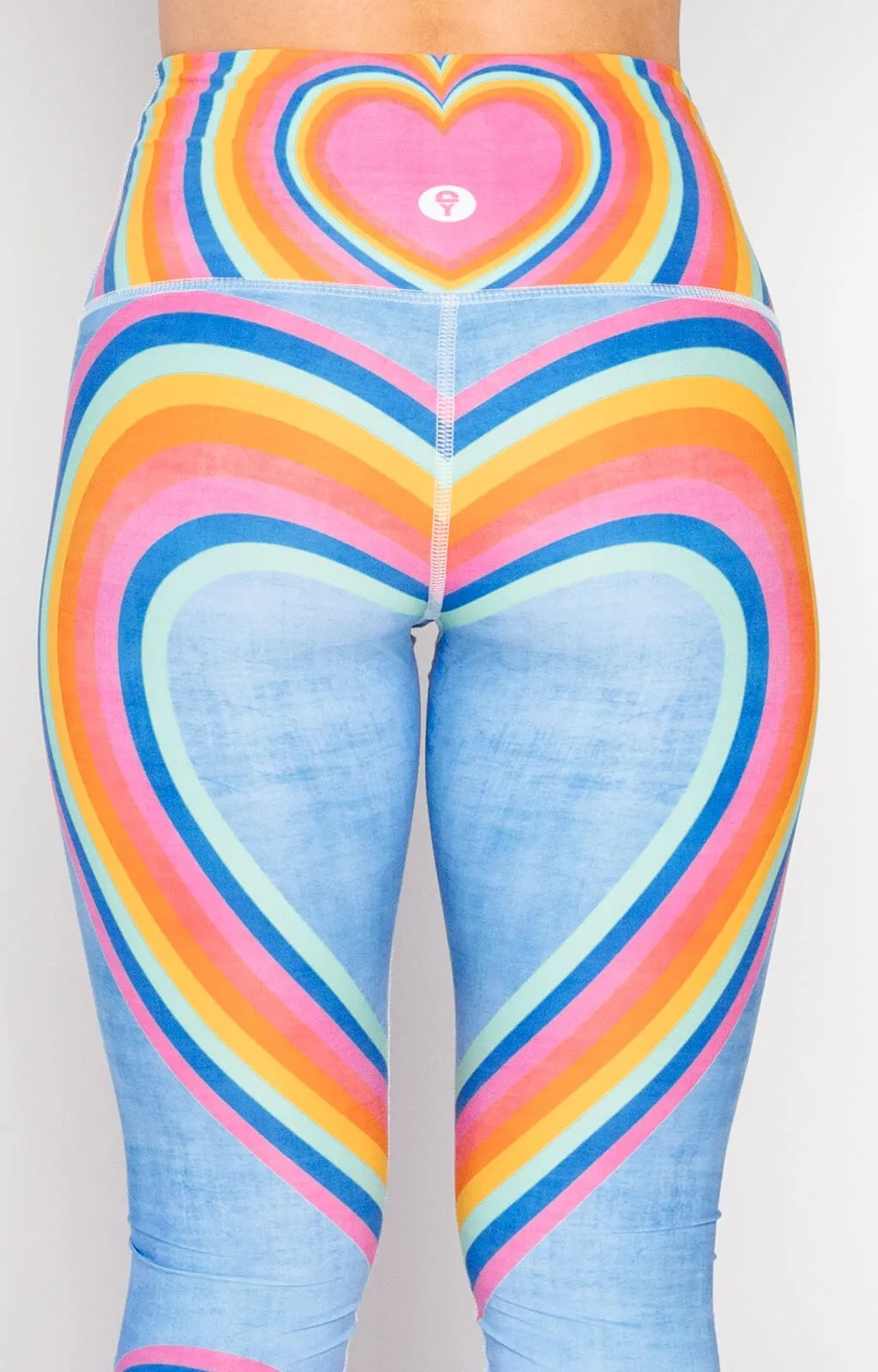 Rainbow Love Printed Yoga Leggings