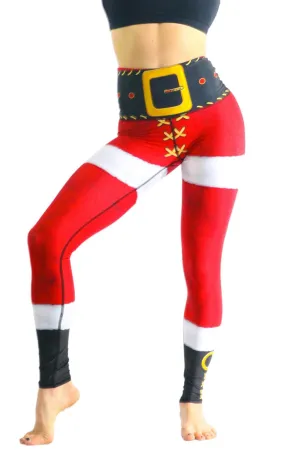 SantaCon Printed Yoga Leggings