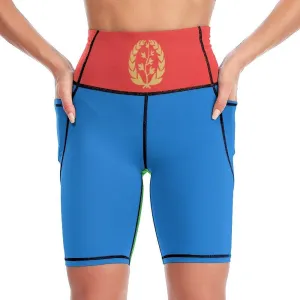 Women's Knee-Length Yoga Shorts