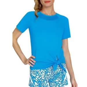 Women's Zuma Short Sleeve Tennis Top Destiny Blue