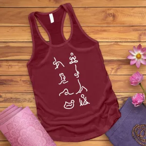 Yoga Meditation Poses Tank Top